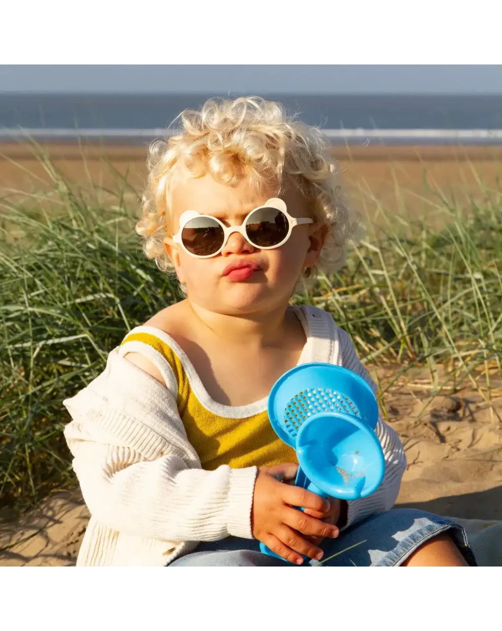 Kietla γυαλιά ηλίου ourson 1-2 ετών cream - kietla