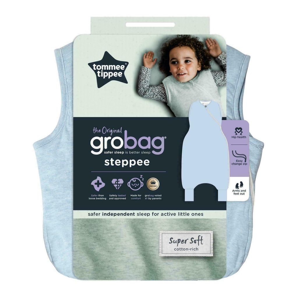 Tommee tippee grobag υπνόσακος φθινοπωρινός steppee1 tog 18-36 μηνών blue marl - Prénatal