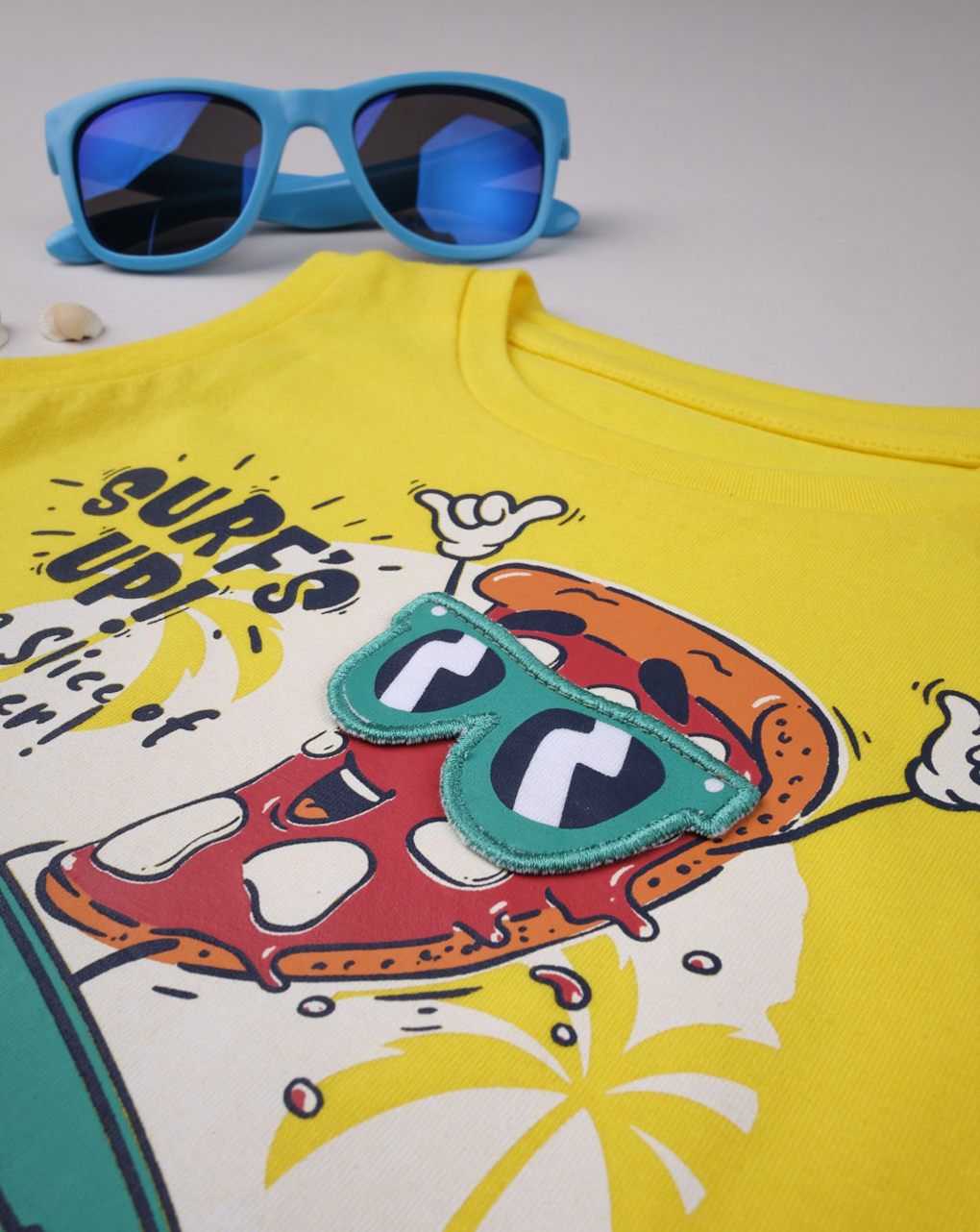 μπλούζα αμάνικη κίτρινη με στάμπα για αγόρι - Prénatal