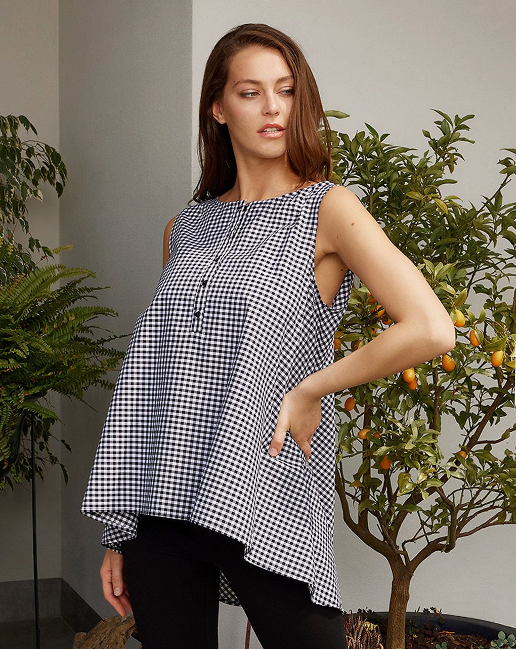 γυναικεία μπλούζα αμάνικη θηλασμού - Prénatal