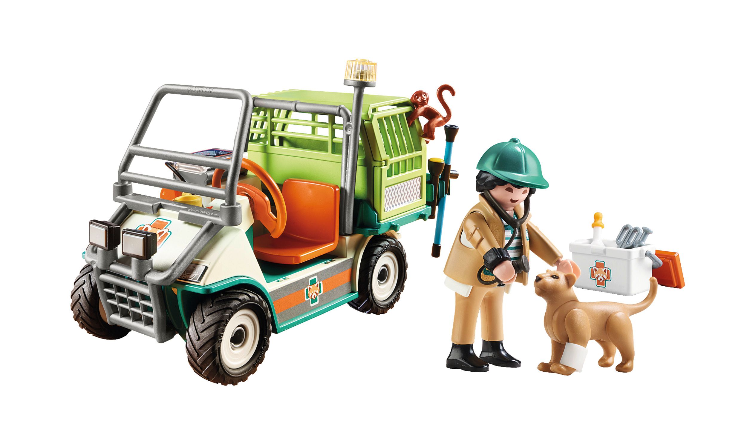 Playmobil family fun κτηνίατρος με όχημα ζωολογικού κήπου 70346 - Playmobil, Playmobil Family Fun