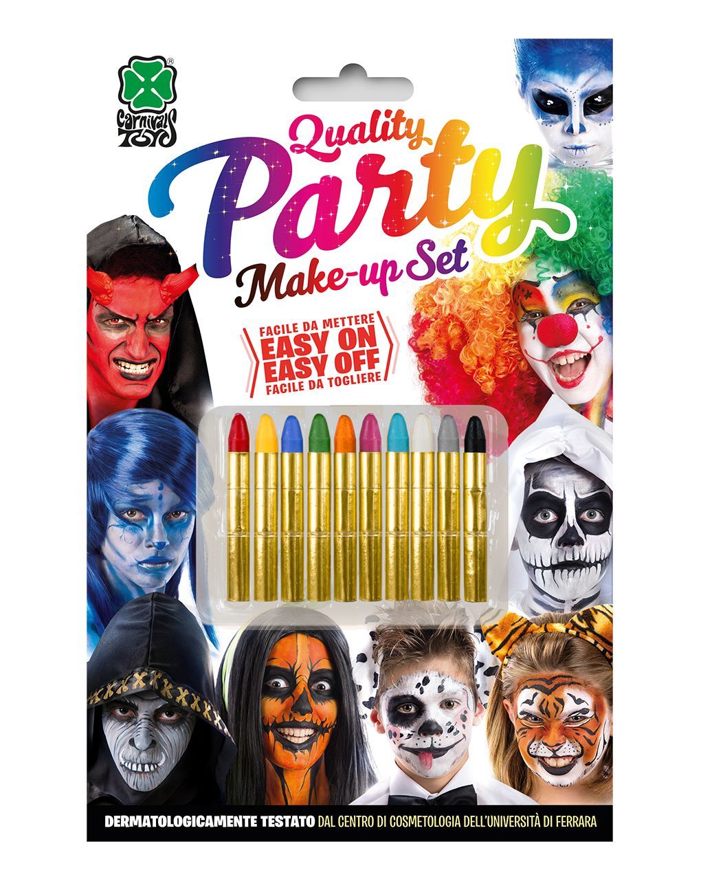 Party make-up set για αποκριάτικο μακιγιάζ 10τεμ.