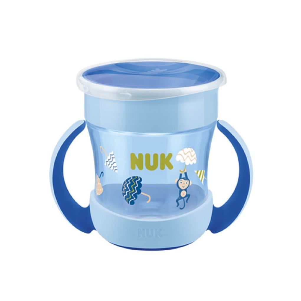 Nuk εκπαιδευτικό ποτηράκι mini magic cup με χείλος και καπάκι 160ml 6m+ - Nuk