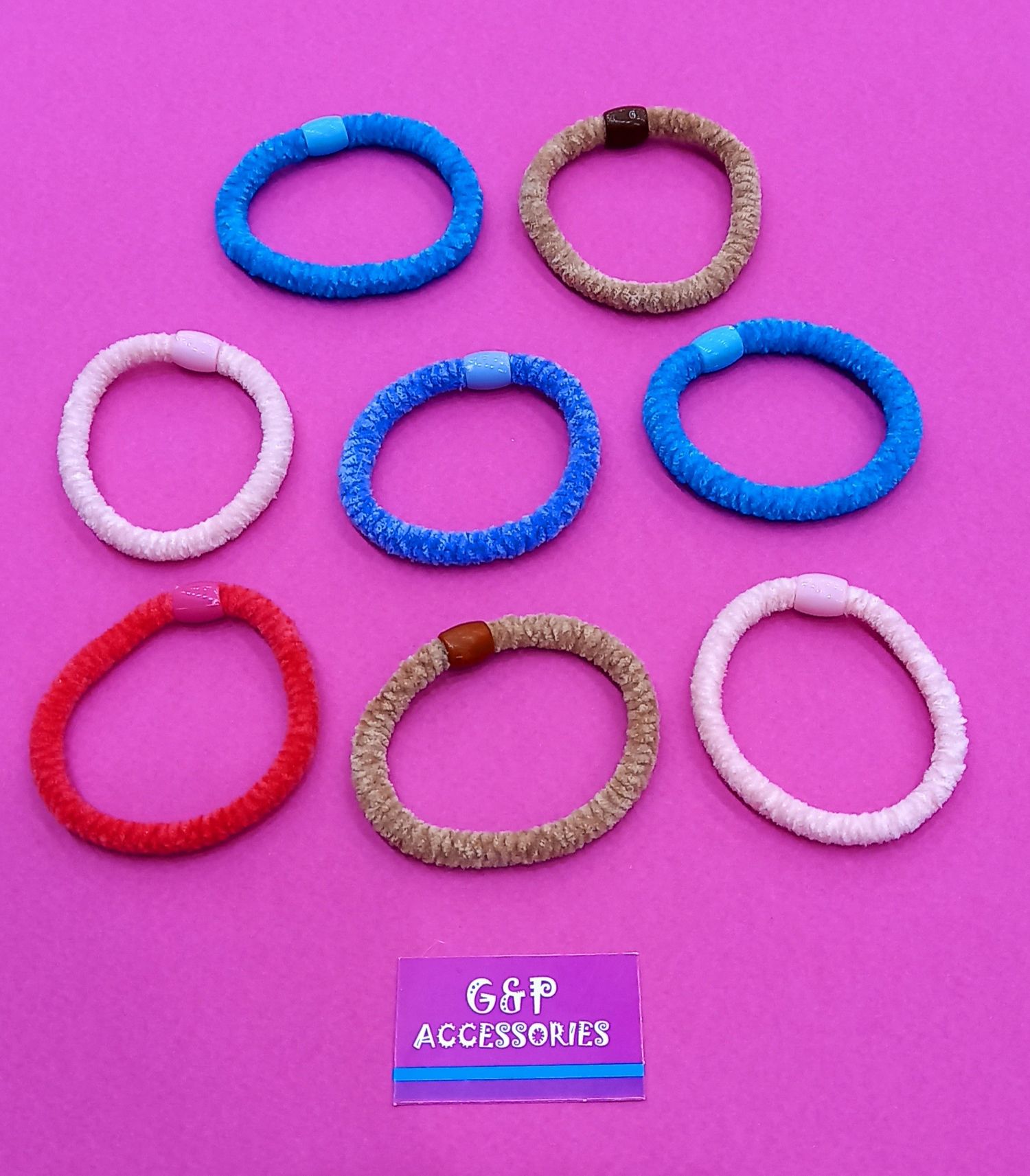 λαστιχάκι μπίλια για κορίτσι σετ των 4 - G&P Accessories