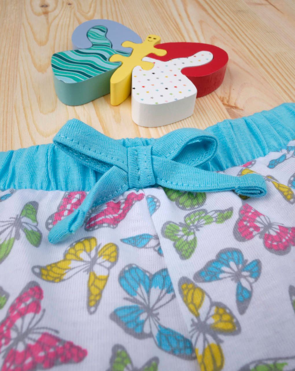 σορτσάκι jersey με στάμπα πεταλούδες για κορίτσι - Prénatal