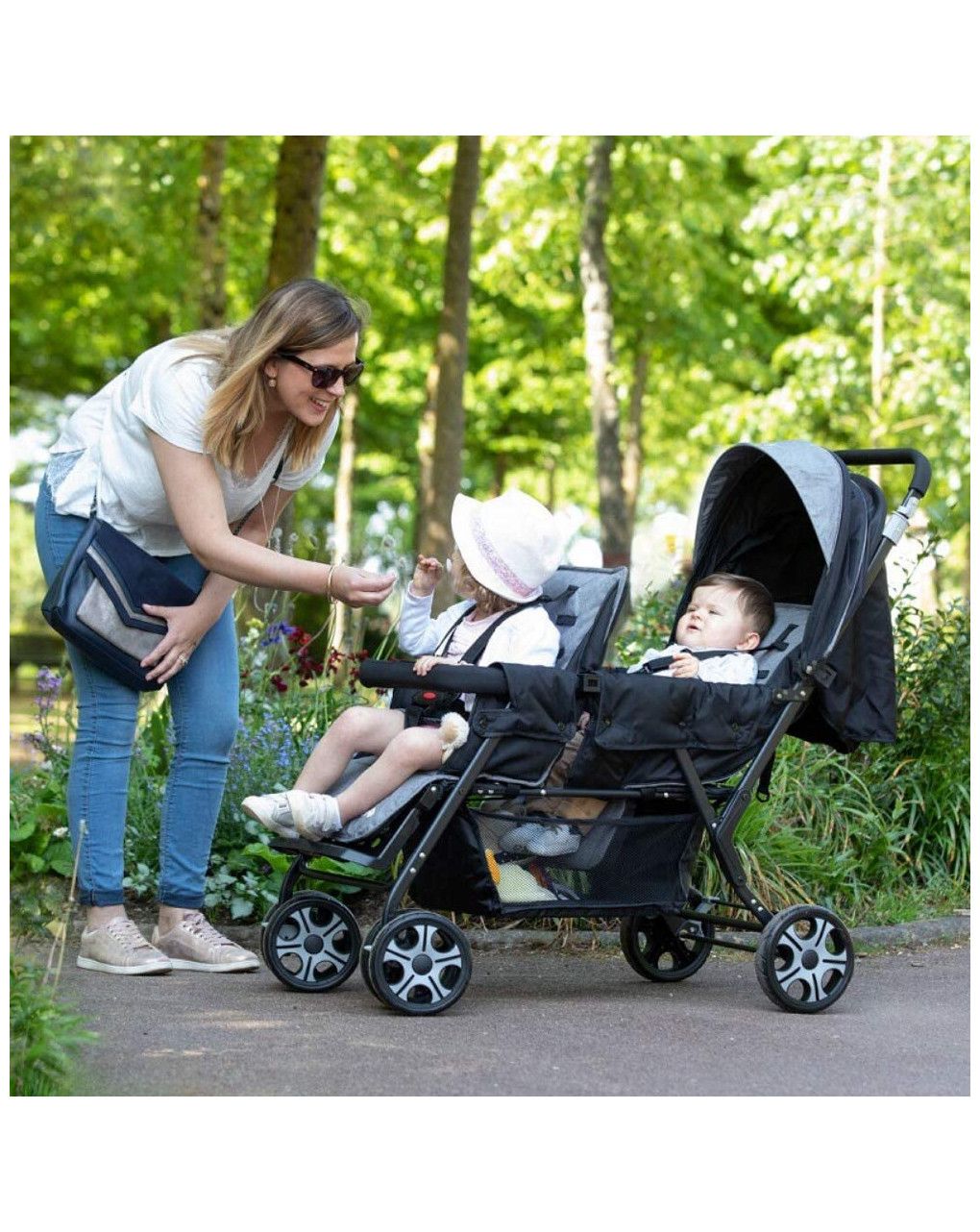 Safety 1st  διπλό καρότσι teamy black chic - Safety 1st