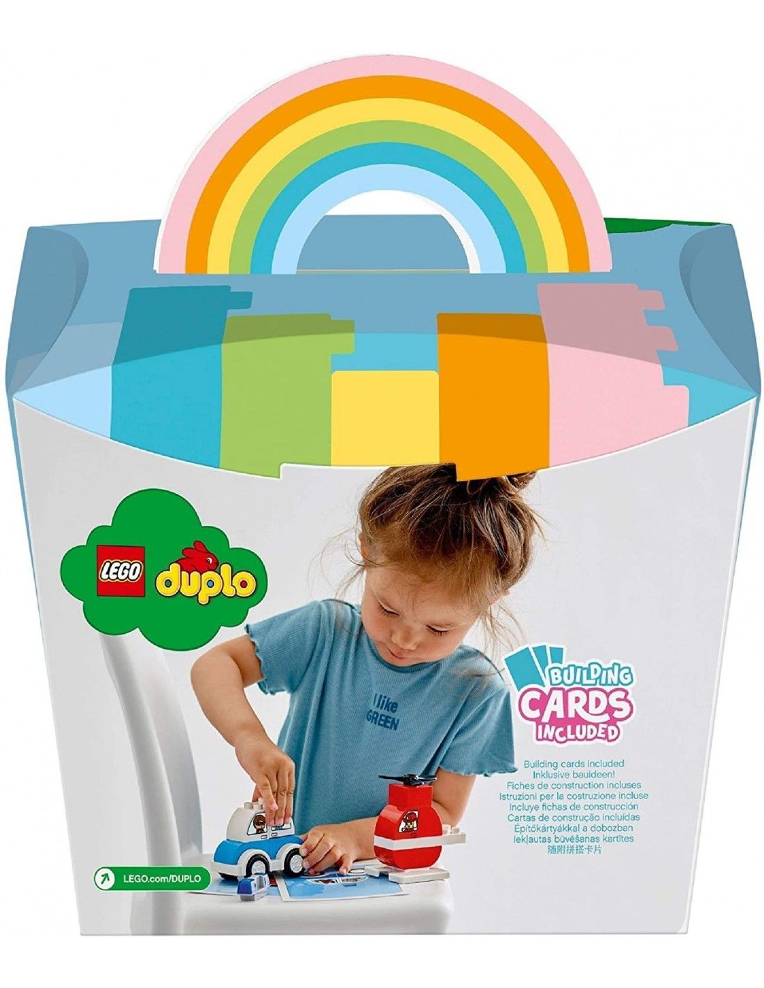 Lego duplo fire helicopter and police car πυροσβεστικό ελικόπτερο και περιπολικό 10957 - Lego, LEGO Duplo