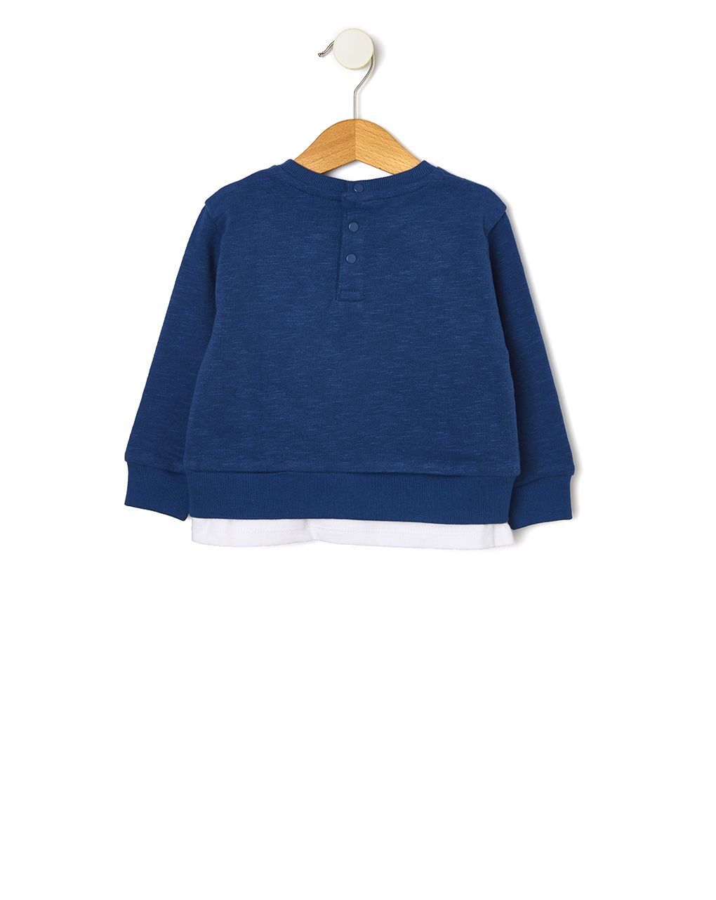 μπλούζα φούτερ μπλε για αγόρι - Prénatal