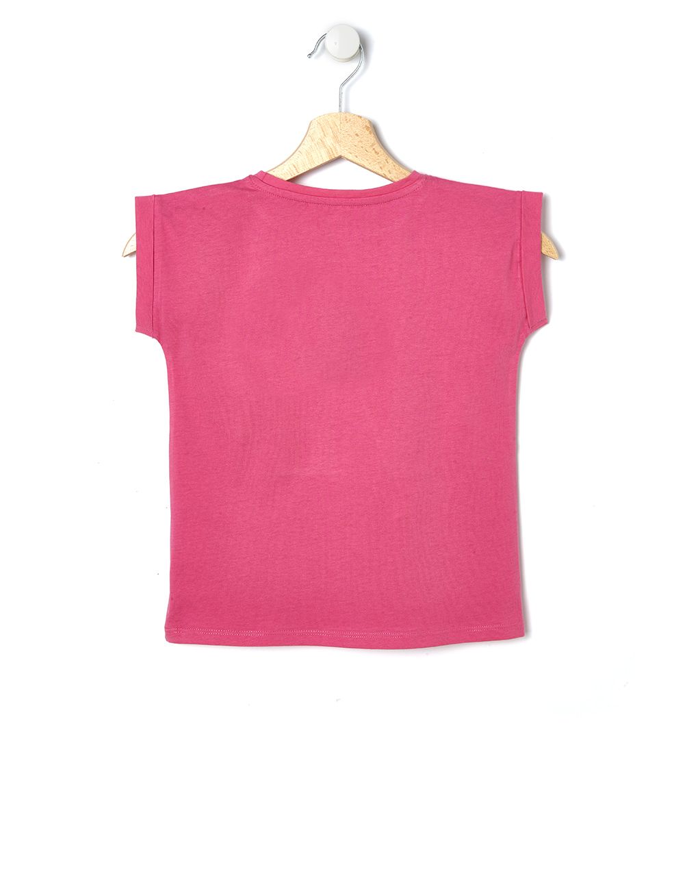 T-shirt jersey φούξια με στάμπα μεγ.8-9/9-10 ετών για κορίτσι - Prénatal