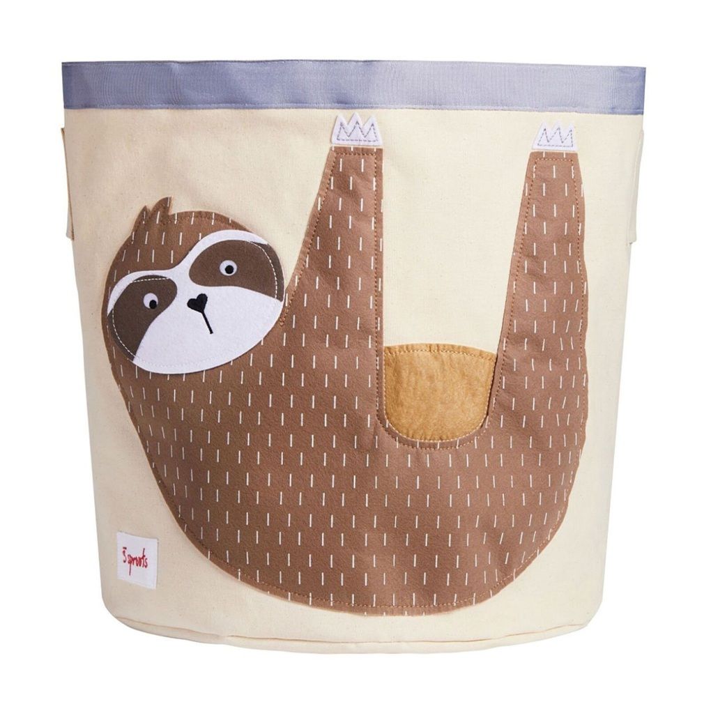 3sprouts καλάθι αποθήκευσης - sloth - 3 sprouts