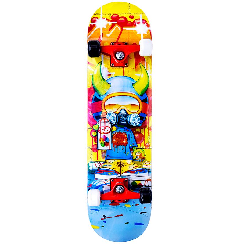 αθλοπαιδια skateboard στενό νο4 78.7εκ. 8 σχέδια 001.5135 - ΑΘΛΟΠΑΙΔΙΑ