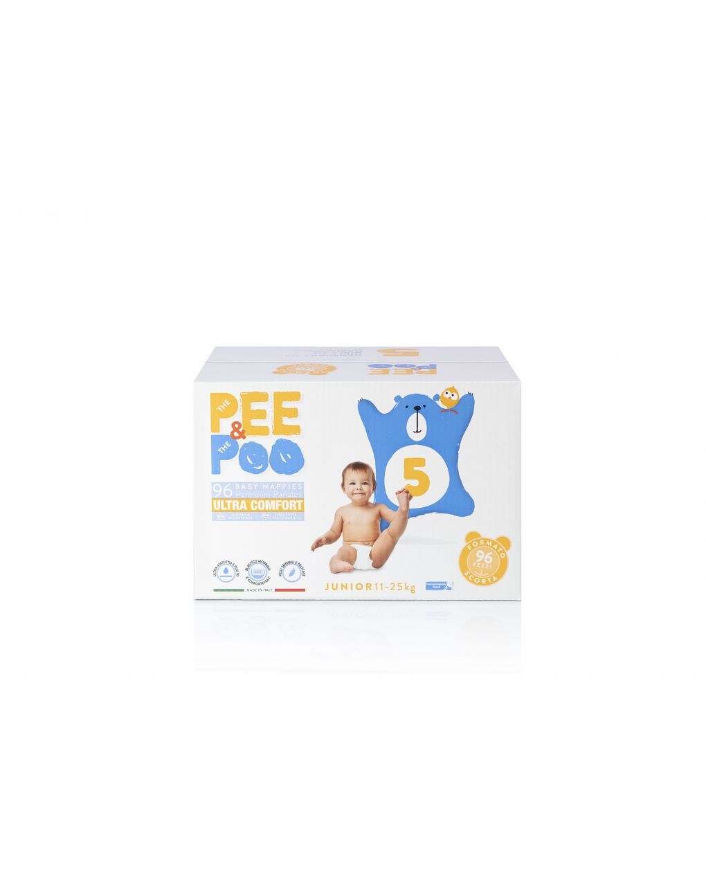 Pee&poo – πάνες μέγεθος jumbo junior 96 τμχ