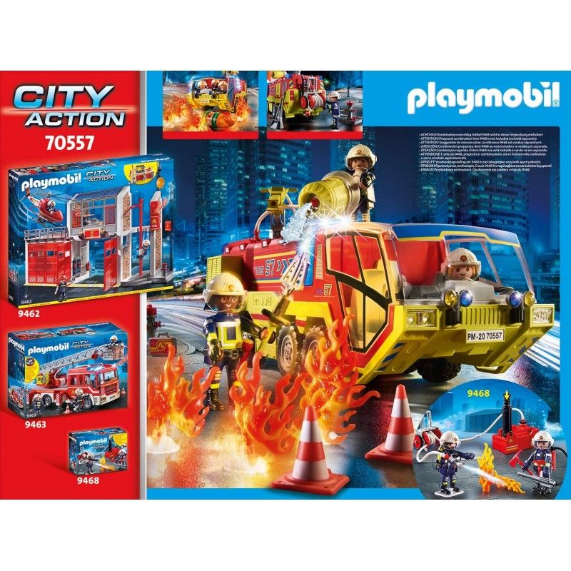 Playmobil city action πυροσβεστική ομάδα διάσωσης 70557 - Playmobil, Playmobil City Action
