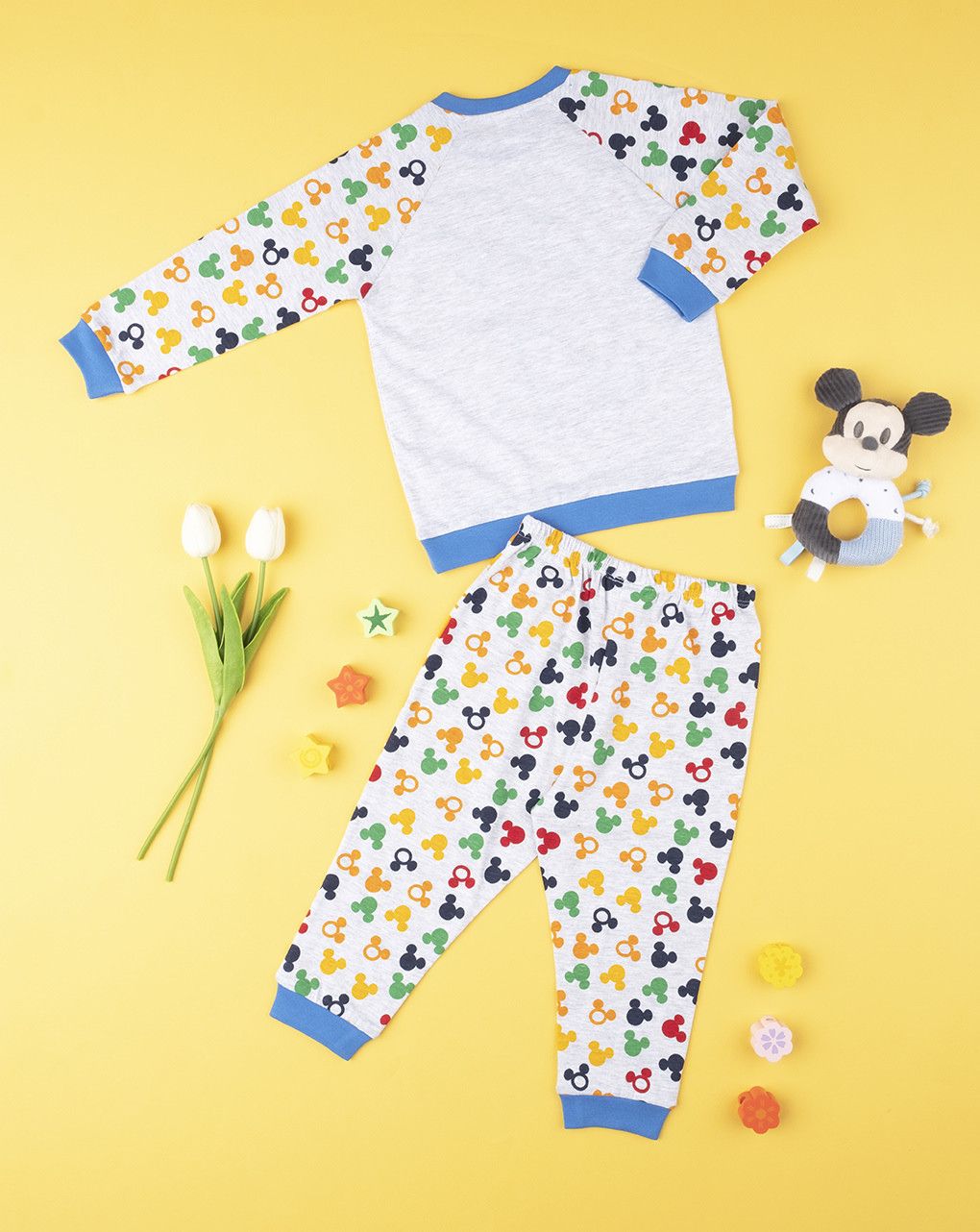 πιτζάμα γκρι με τον mickey για αγόρι - Prénatal