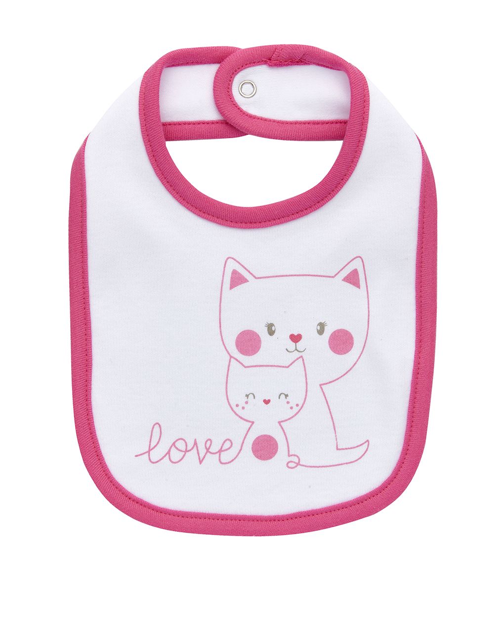 σαλιάρα με στάμπα γατάκια για κορίτσι - Prénatal