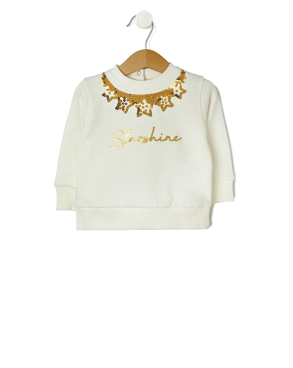 μπλούζα φούτερ με παγιέτες για κορίτσι - Prénatal