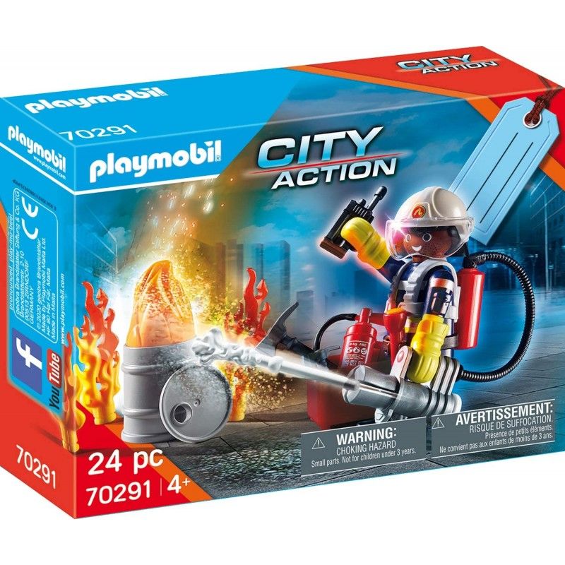 Playmobil city action gift set πυροσβέστης με αντλία νερού 70291 - Playmobil, Playmobil City Action