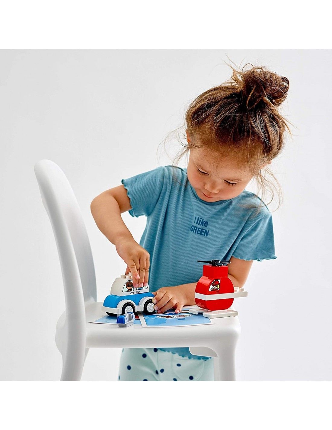 Lego duplo fire helicopter and police car πυροσβεστικό ελικόπτερο και περιπολικό 10957 - Lego, LEGO Duplo