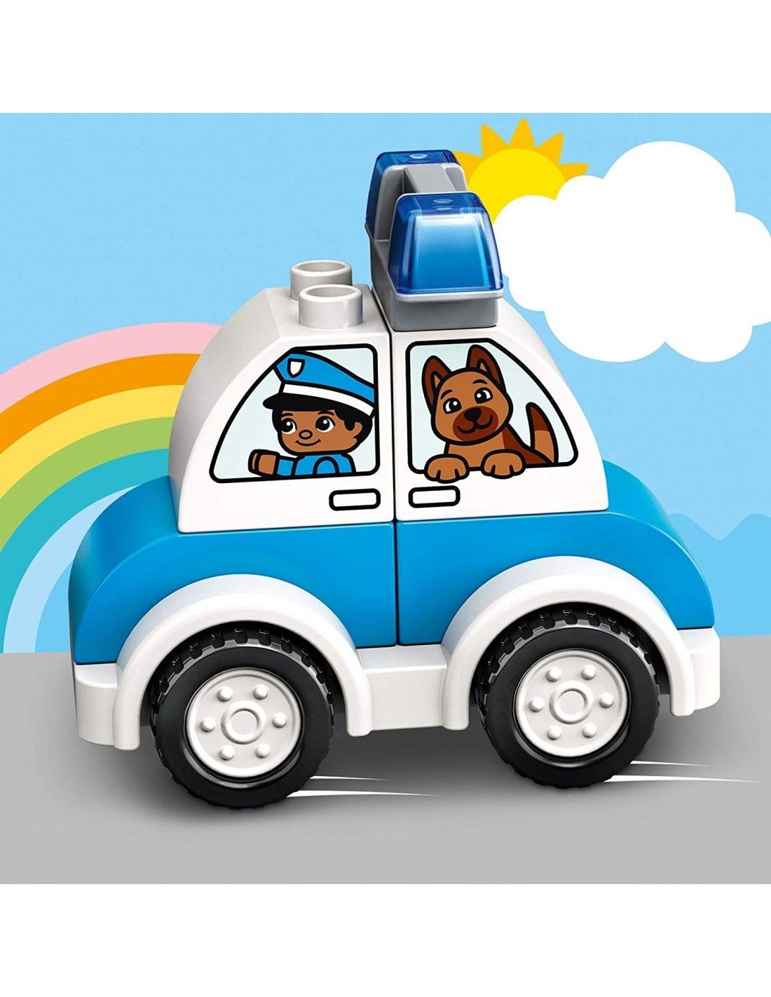 Lego duplo fire helicopter and police car πυροσβεστικό ελικόπτερο και περιπολικό 10957 - Lego, LEGO Duplo