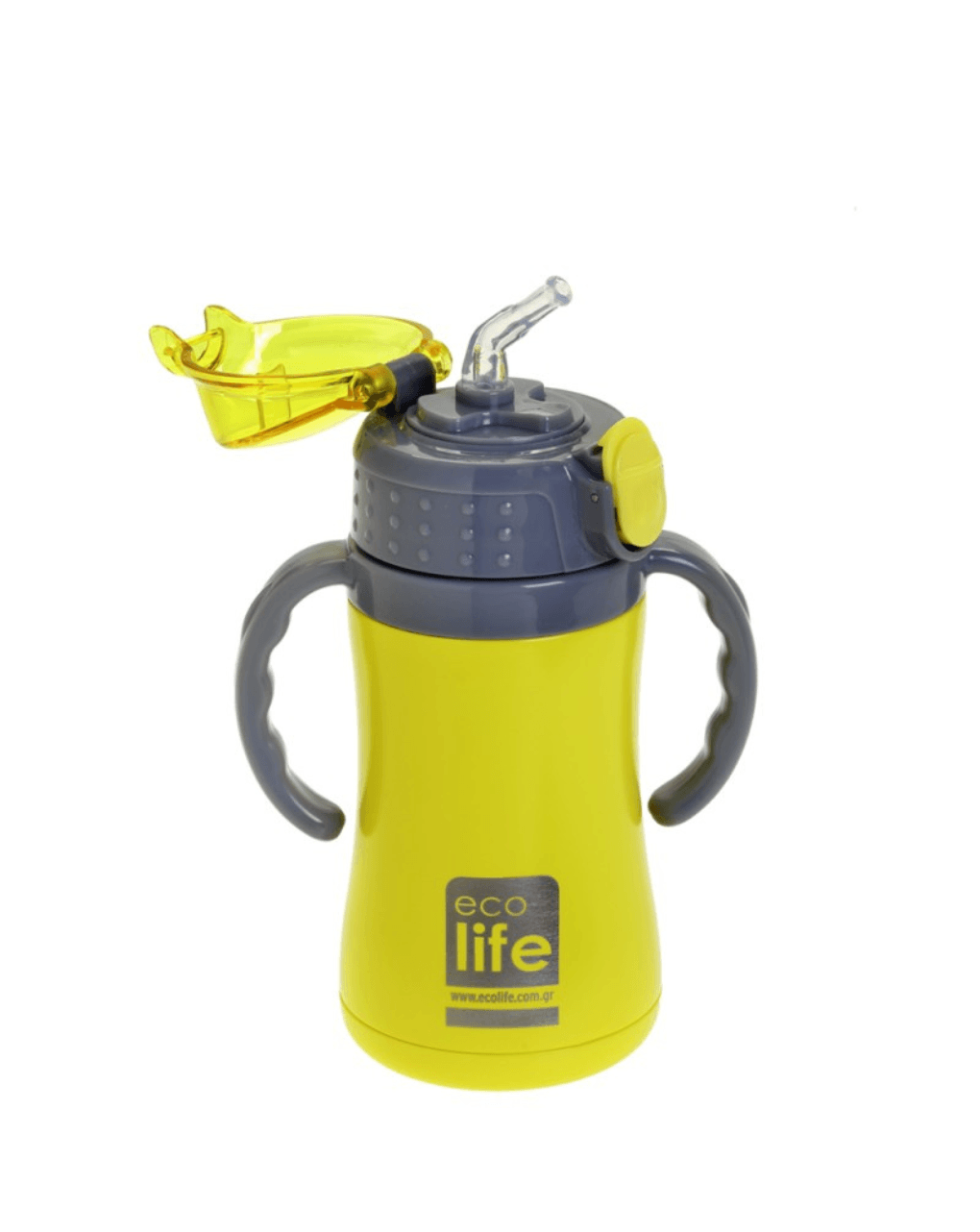 Ecolife ανοξείδωτο παγούρι kids thermos 300ml yellow 33-bo-2998 - Ecolife