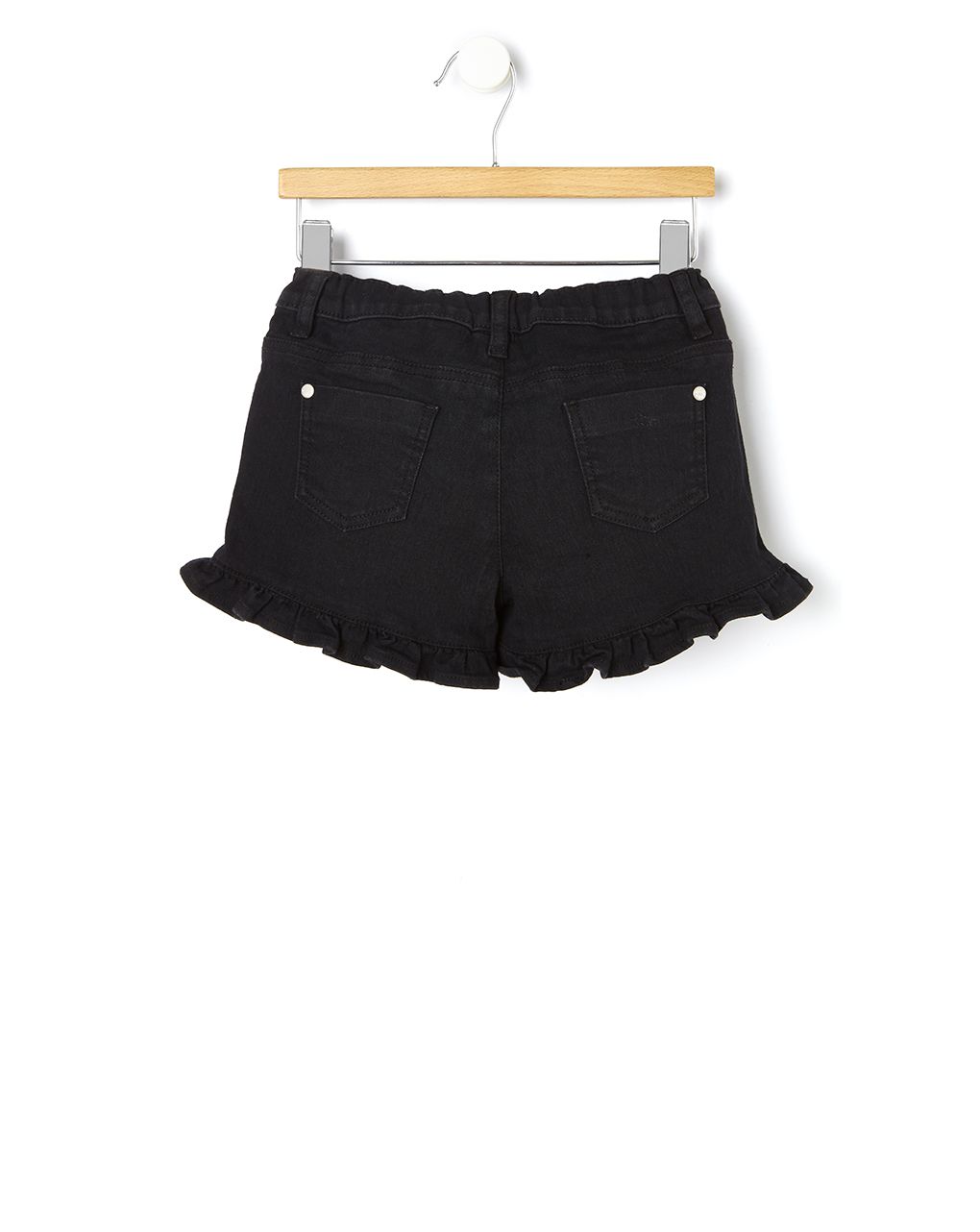 τζιν σορτς μαύρο με παγιέτες για κορίτσι - Prénatal