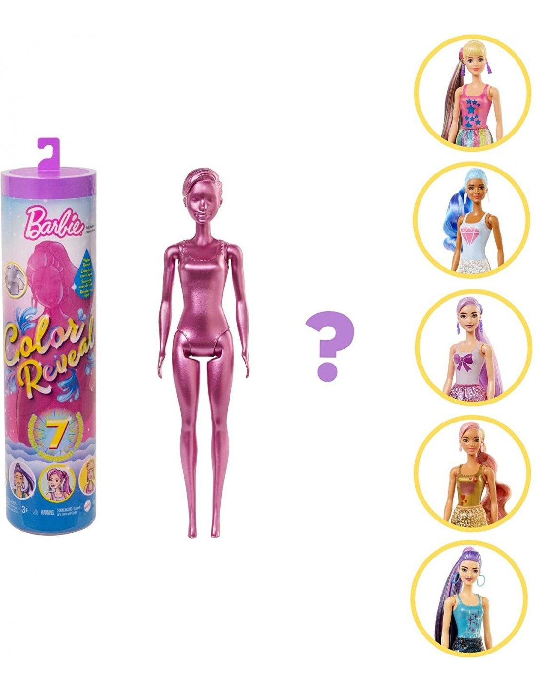 Barbie color reveal shimmer series w1-5 σχέδια gtr93 - Barbie