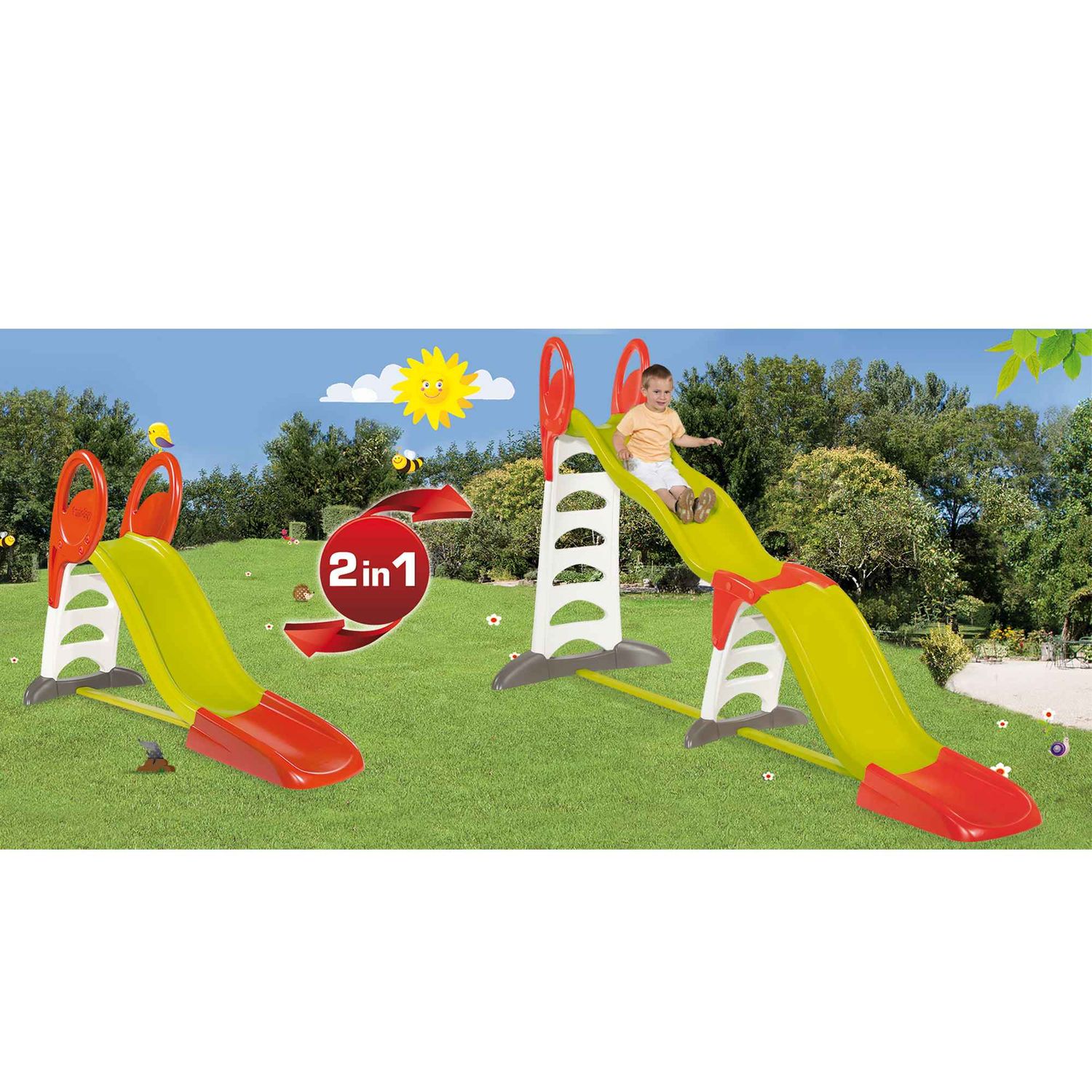 Smoby τσουλήθρα επεκτεινόμενη 2 σε 1 smy310221 - Smoby