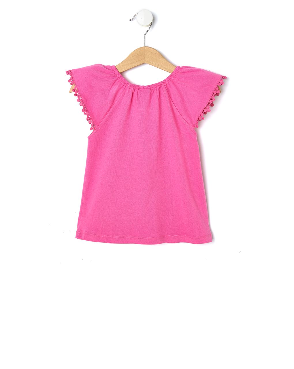 T-shirt jersey φούξια με στάμπα minnie για κορίτσι - Prénatal