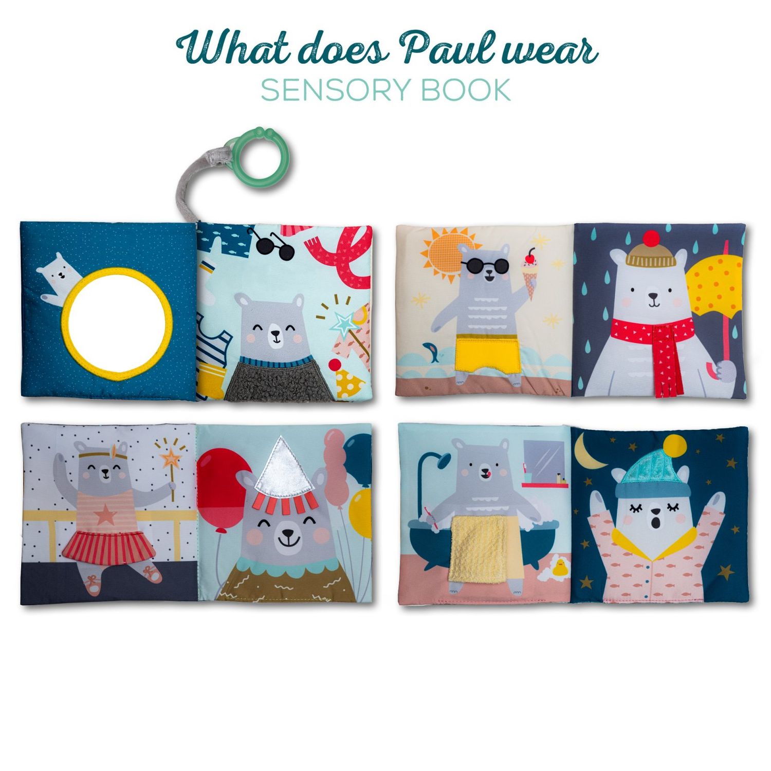 Taf toys εκπαιδευτικό βιβλιαράκι what does paul wear t-12605 - Taf-toys