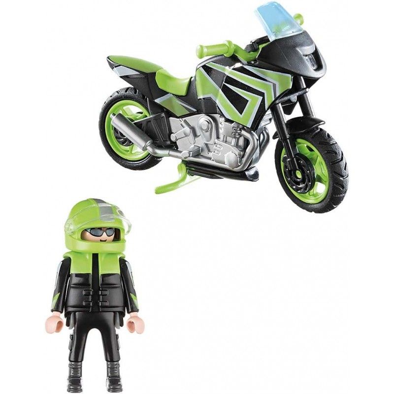 Playmobil μοτοσυκλέτα παντός εδάφους με αναβάτη 70204 - Playmobil, Playmobil City Life