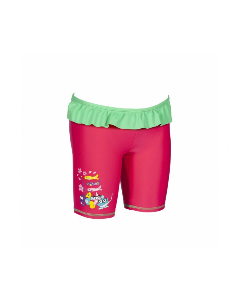 Arena παιδικό μαγιό σορτσάκι με uv προστασία φούξια για κορίτσι - Arena