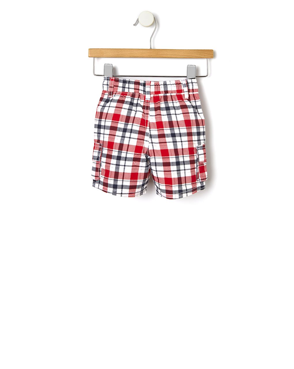 βερμούδα καρό μπλε/κόκκινο για αγόρι - Prénatal