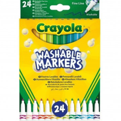 Crayola 24 μαρκαδόροι με λεπτή μύτη - Crayola