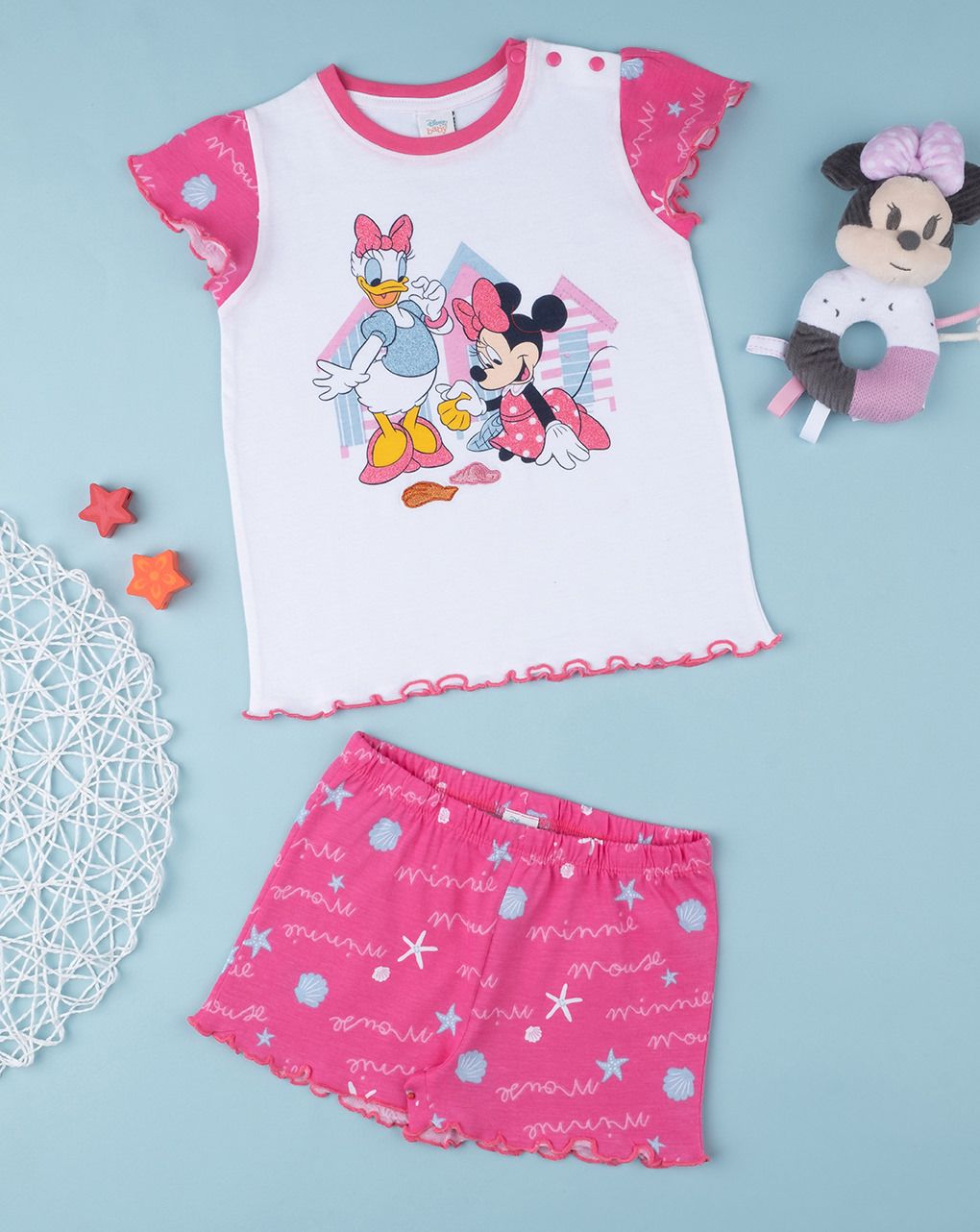 βρεφική πιτζάμα με τη minnie και τη daisy για κορίτσι - Prénatal