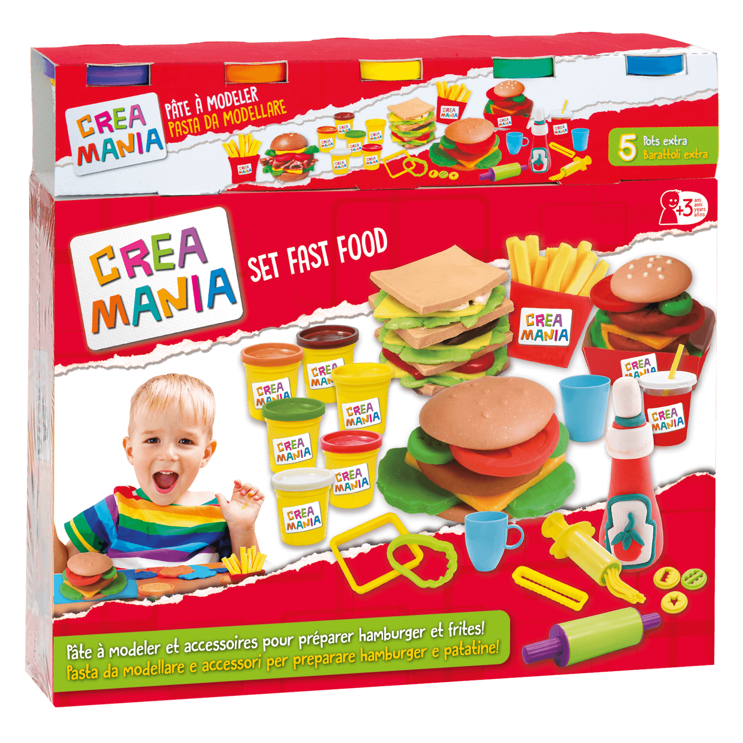 Creamania set hamburger πλαστελίνη - CreaManía