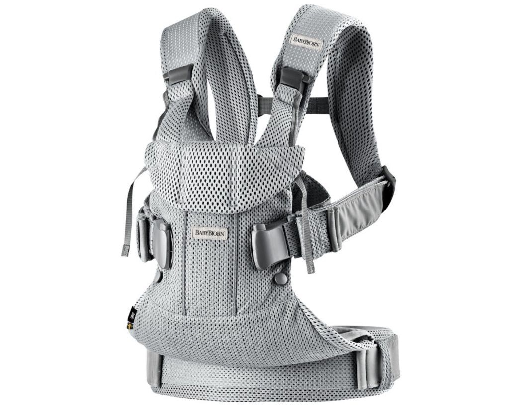 Babybjorn μάρσιπος one air 3d mesh, silver - Baby Bjorn