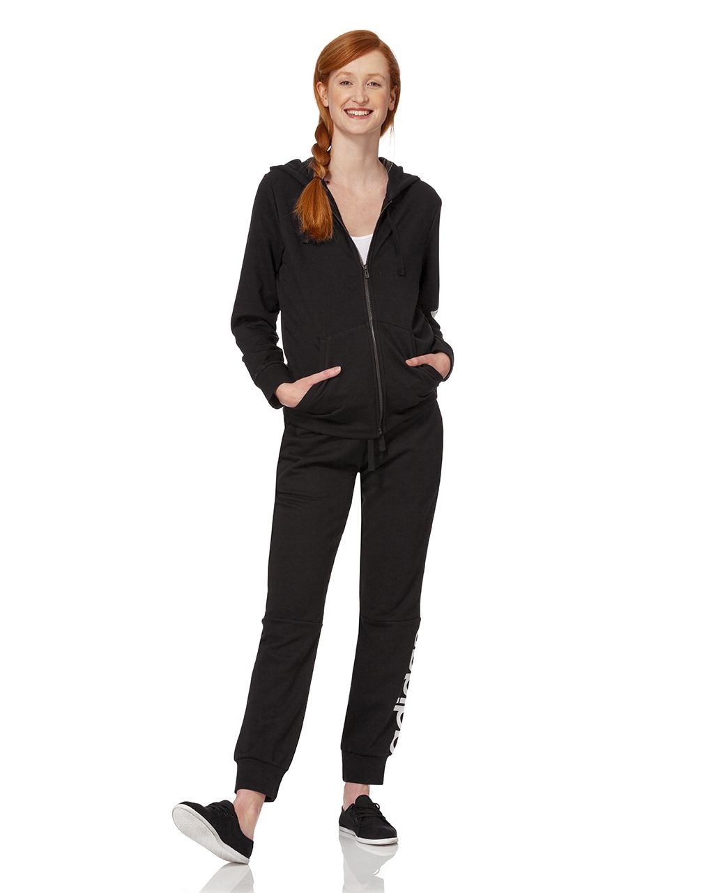 γυναικείο φούτερ adidas μαύρο με κουκούλα - Adidas