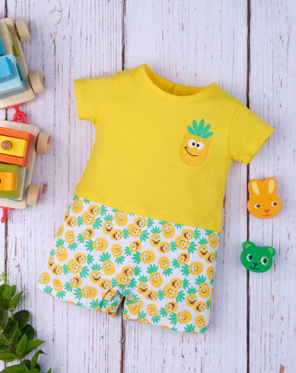 φορμάκι κοντό με ανανά για αγόρι - Prénatal