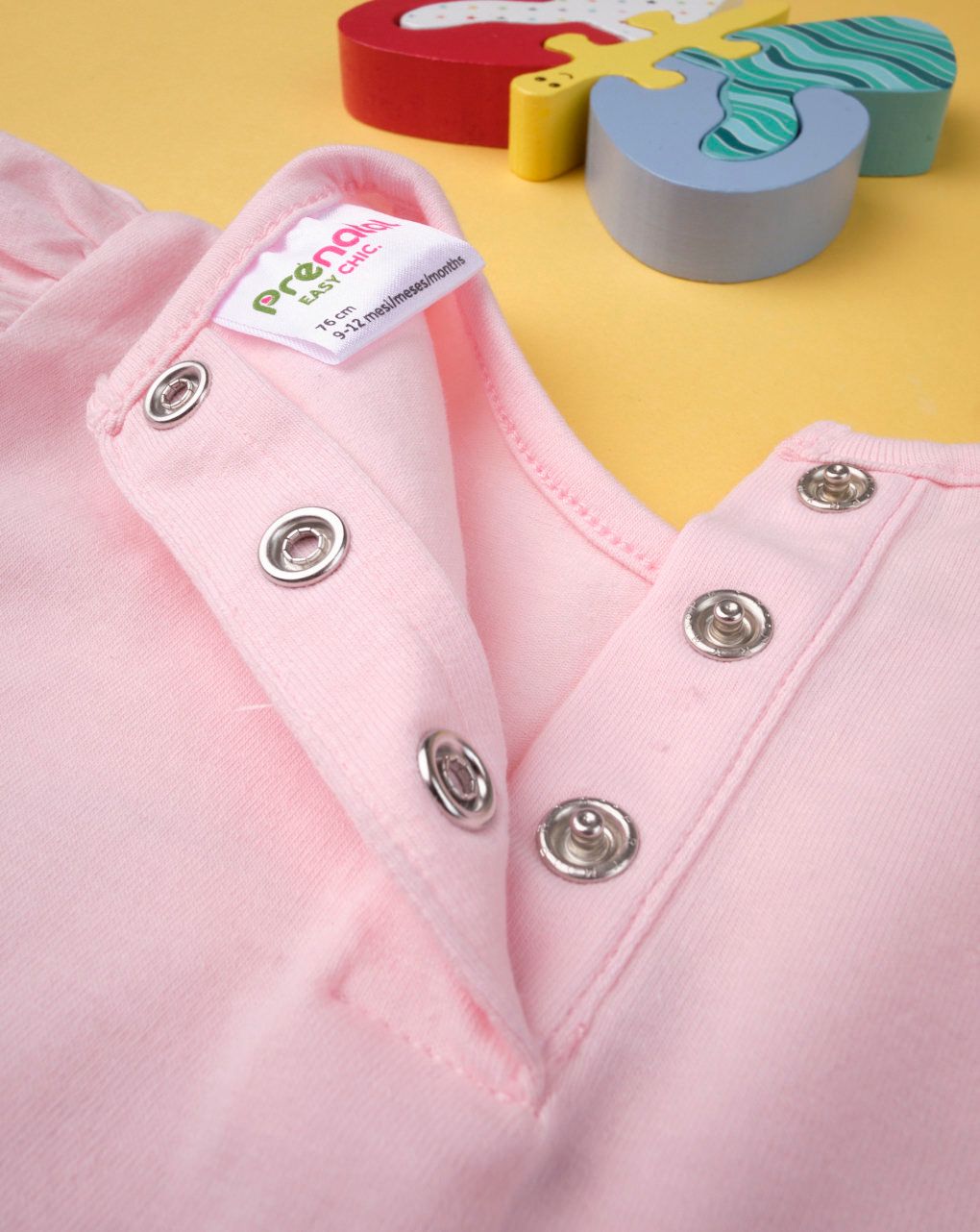 σετ t-shirt κολάν καρό ροζ για κορίτσι - Prénatal