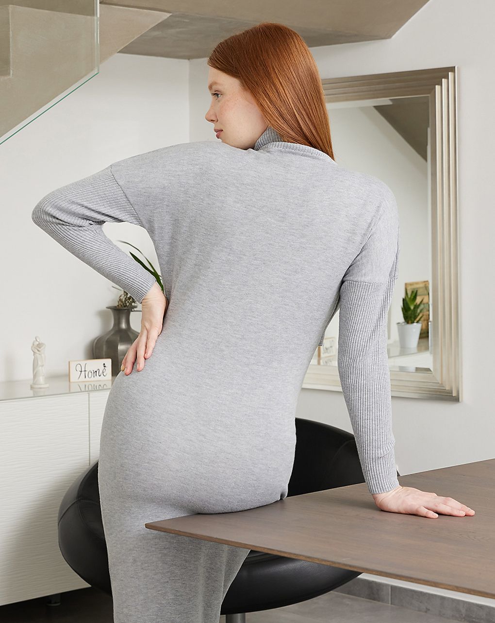 γυναικείο φόρεμα πλεκτό θηλασμού - Prénatal