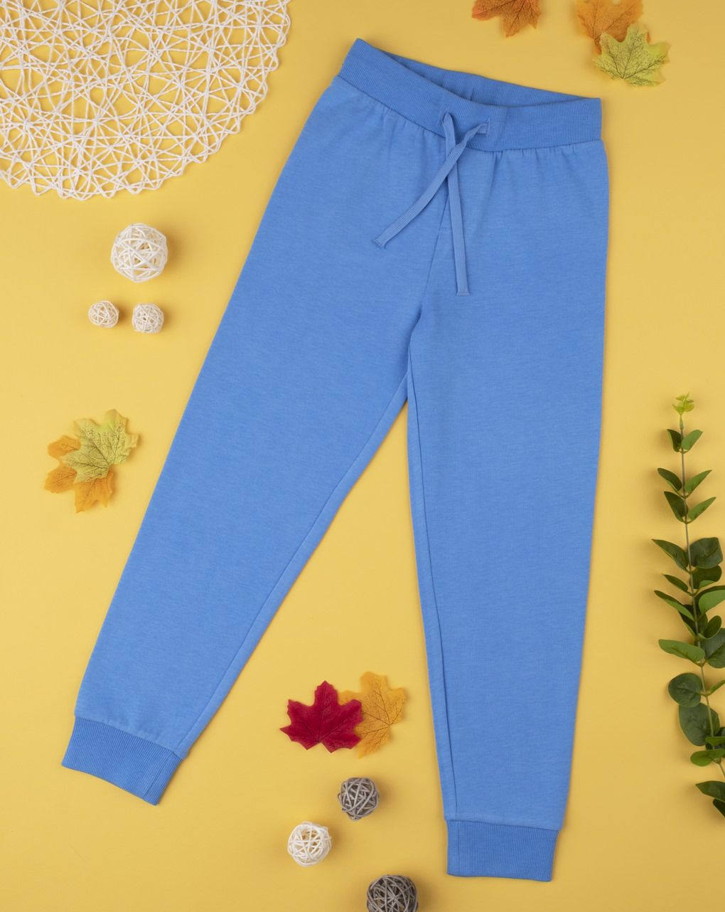 παντελόνι φόρμας βαμβακερό γαλάζιο για αγόρι - Prénatal