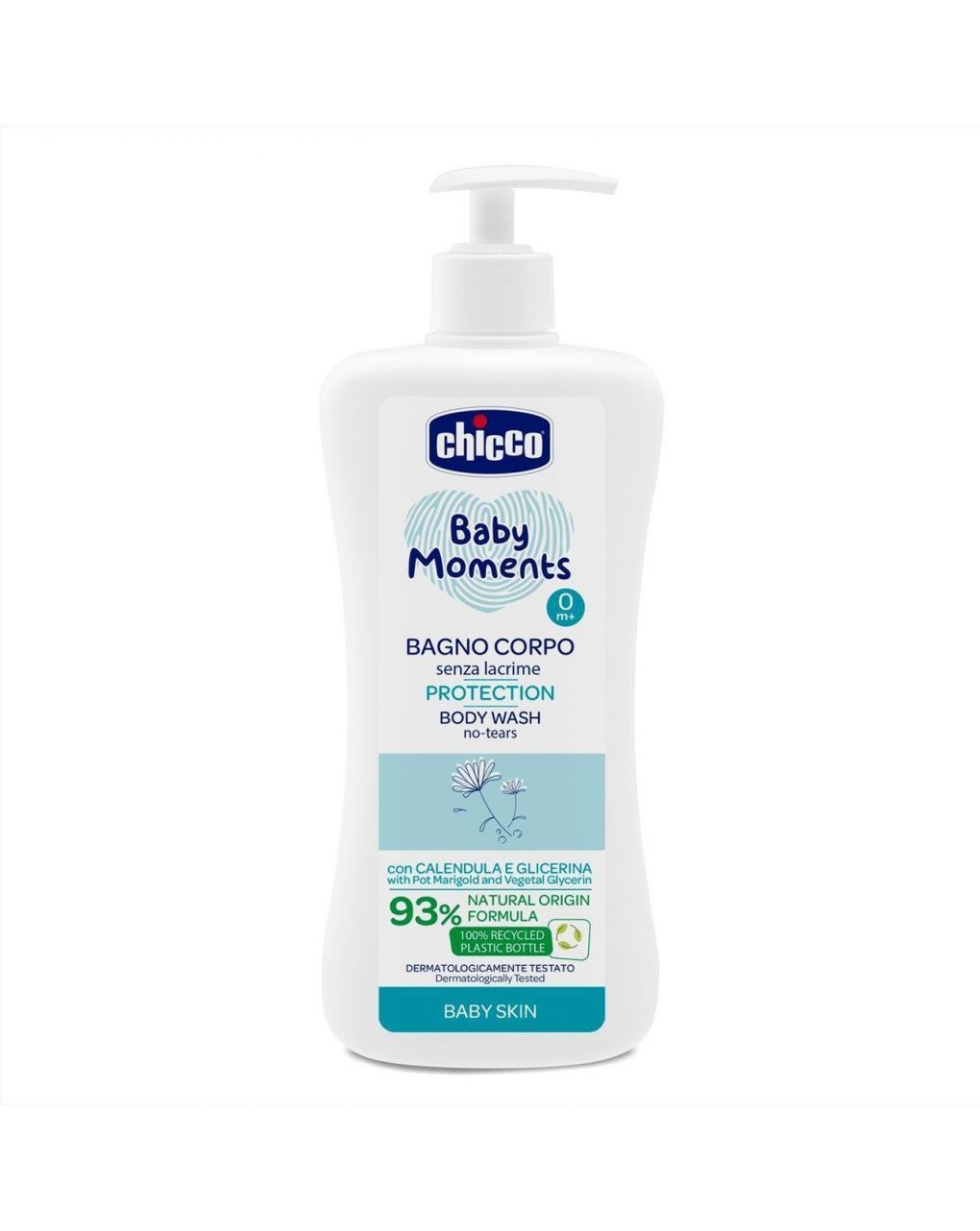 Chicco αφρόλουτρο new baby moments protection 500ml l40-10580-00