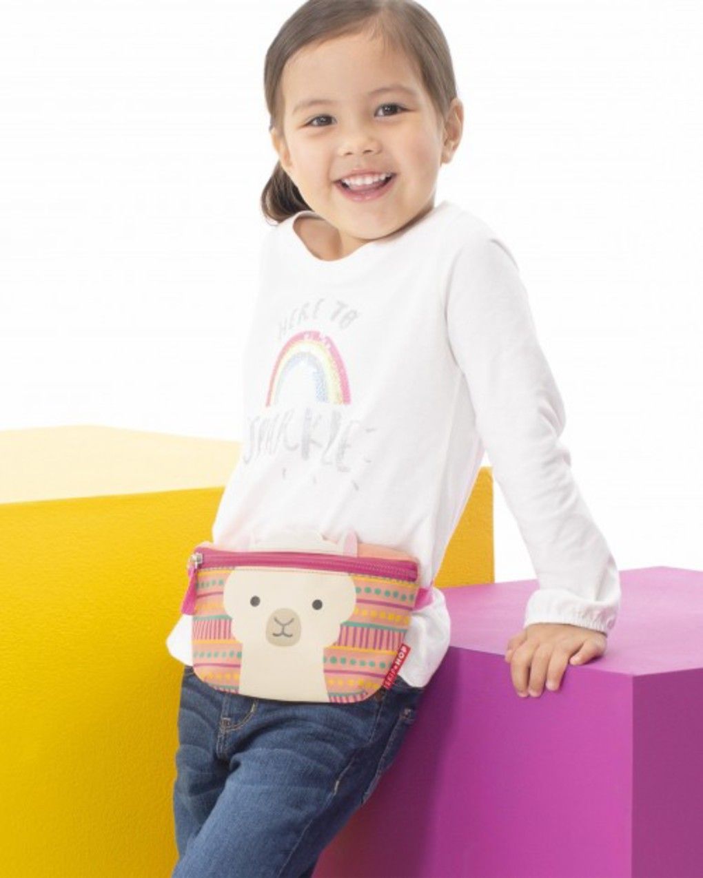 Skip hop παιδική τσάντα zoo hip pack λάμα - SKIP HOP