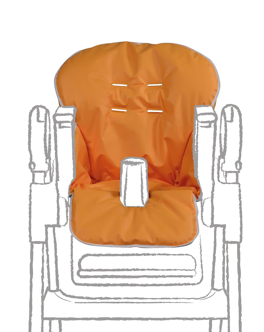 Giordani κάλυμμα για καρεκλάκι φαγητού πορτοκαλί - Giordani