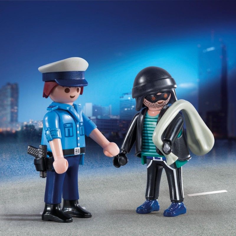 Playmobil city action duo pack αστυνομικός και ληστής 9218 - Playmobil, Playmobil City Action