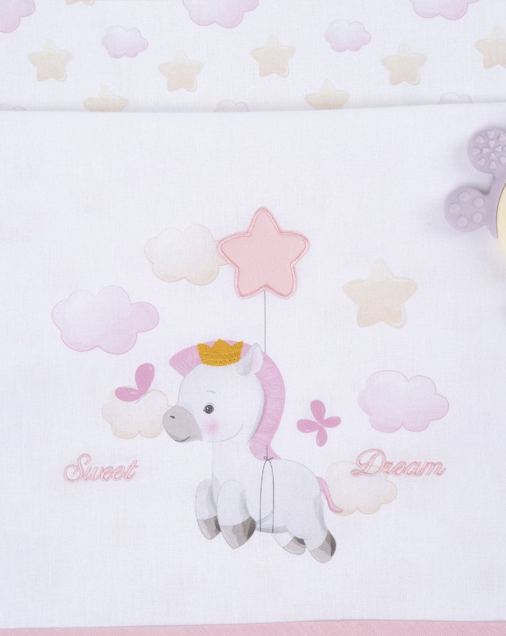 σετ σεντόνια για κούνια 3 τεμάχια για κορίτσι - Prénatal