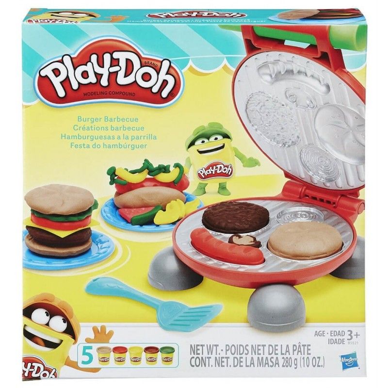 Play-doh σετ burger barbecue b5521 - Play-Doh