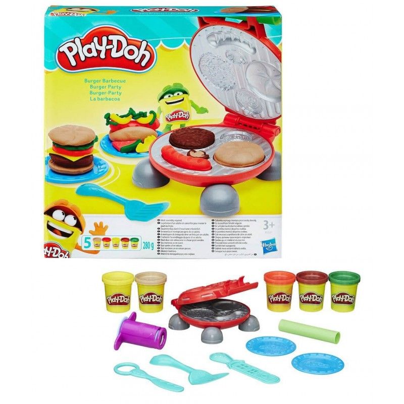 Play-doh σετ burger barbecue b5521 - Play-Doh