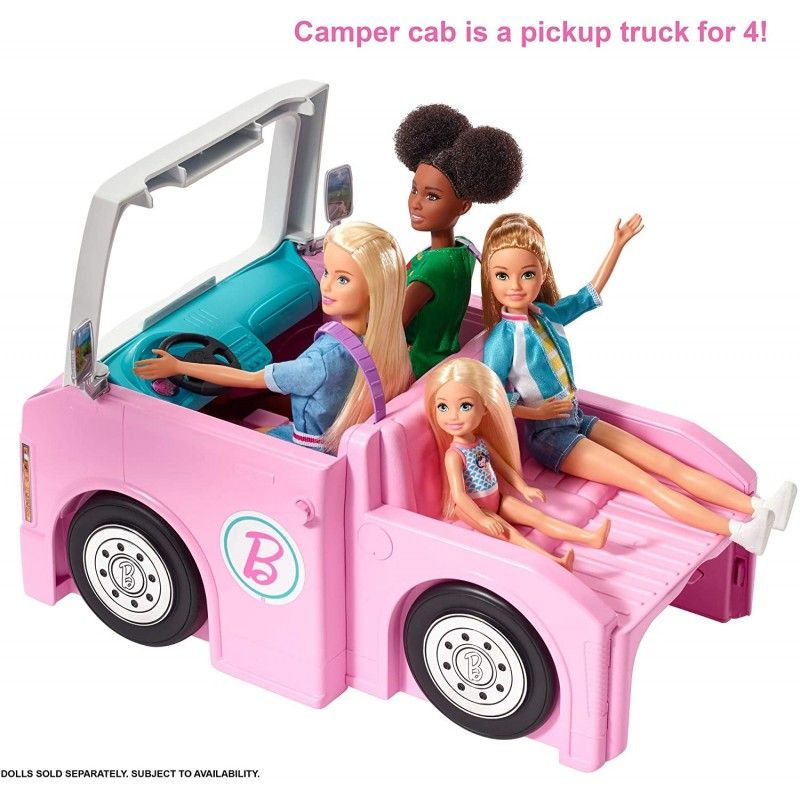 Barbie 3-σε-1 dreamcamper τροχόσπιτο ghl93 - BARBIE