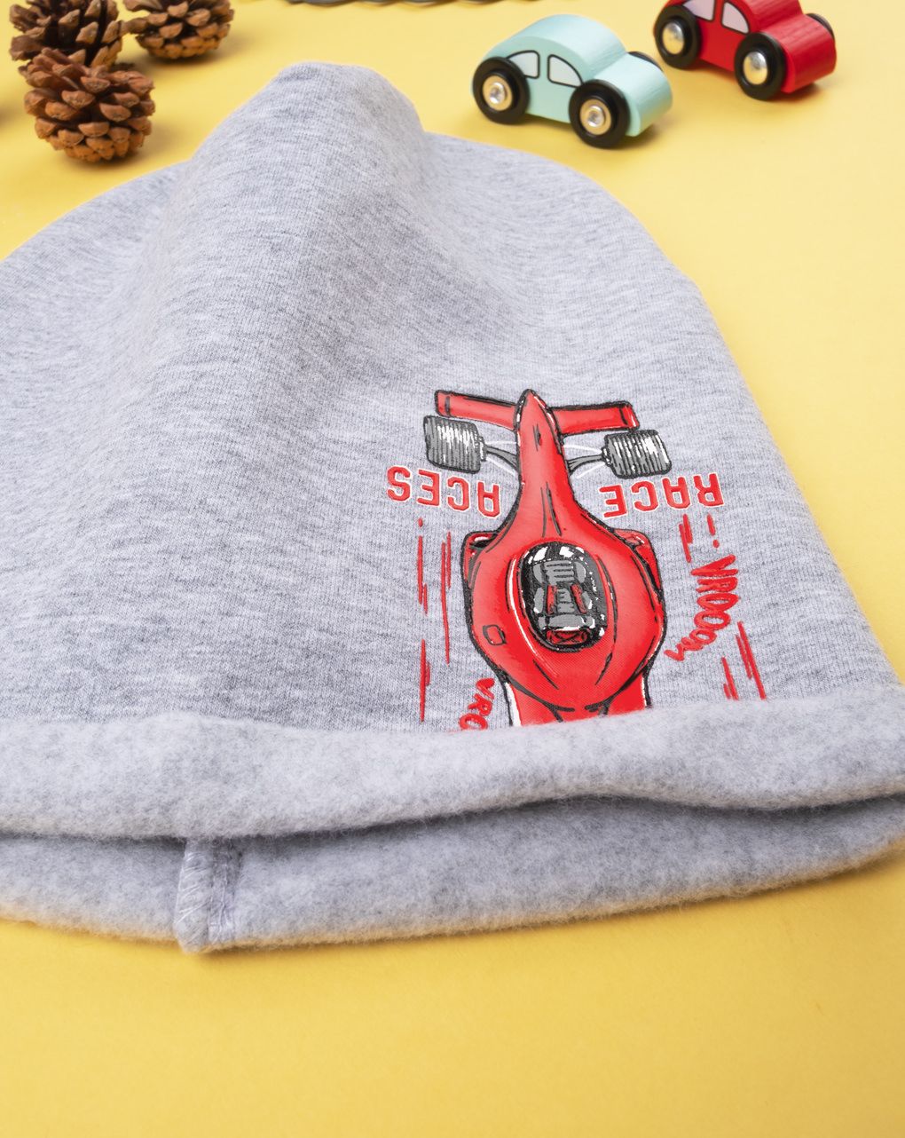 σκουφάκι γκρι για αγόρι - Prénatal